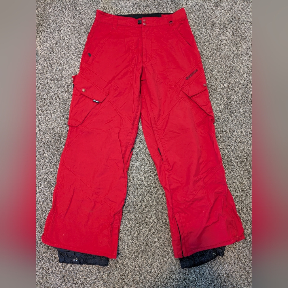 Bright Red Snow Pants